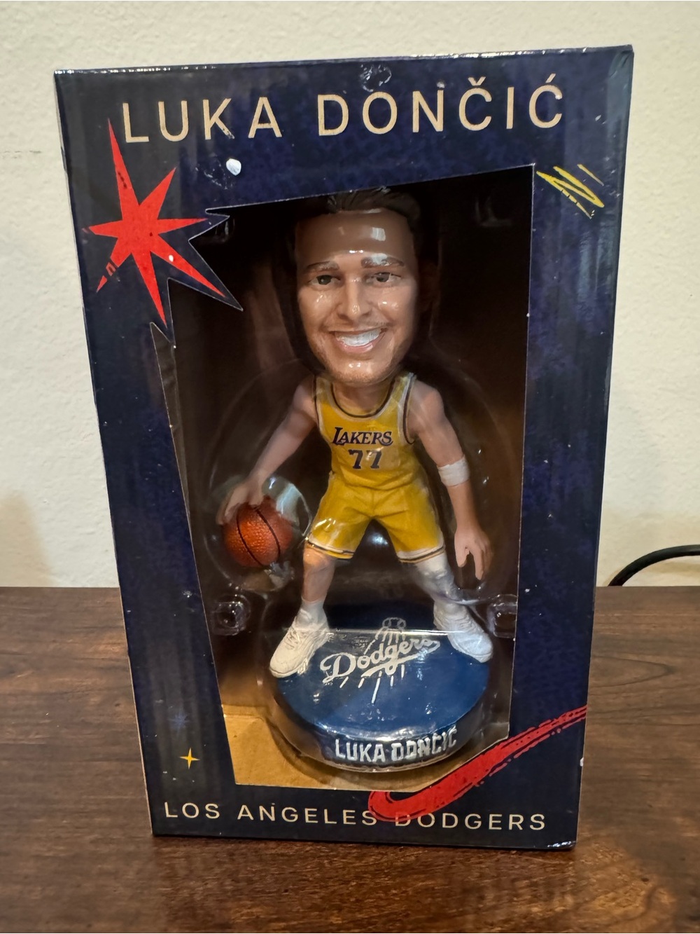 Luka Dončić Los Angeles Lakers Bobblehead - Yellow